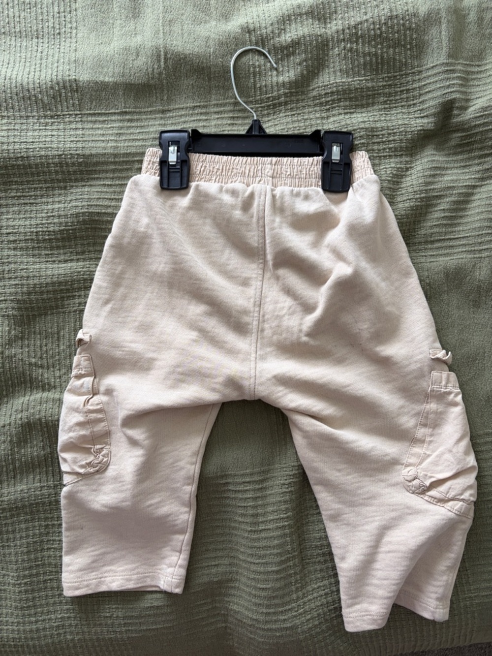 Zara Kids Cargo Sweatpants in Light Beige - Picture 2 of 3